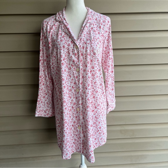Lauren Ralph Lauren Other - •Lauren Ralph Lauren• Floral Button Down Sleep Shirt - Size Large